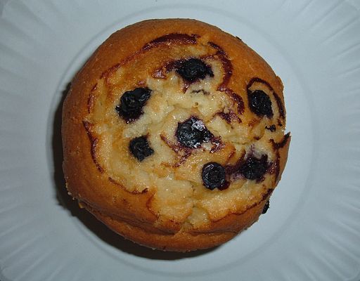 Como hacer muffins de arándanos bajos en calorías :: Muffins de
