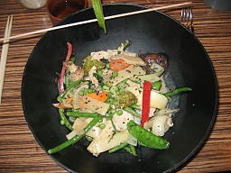 wok de pollo